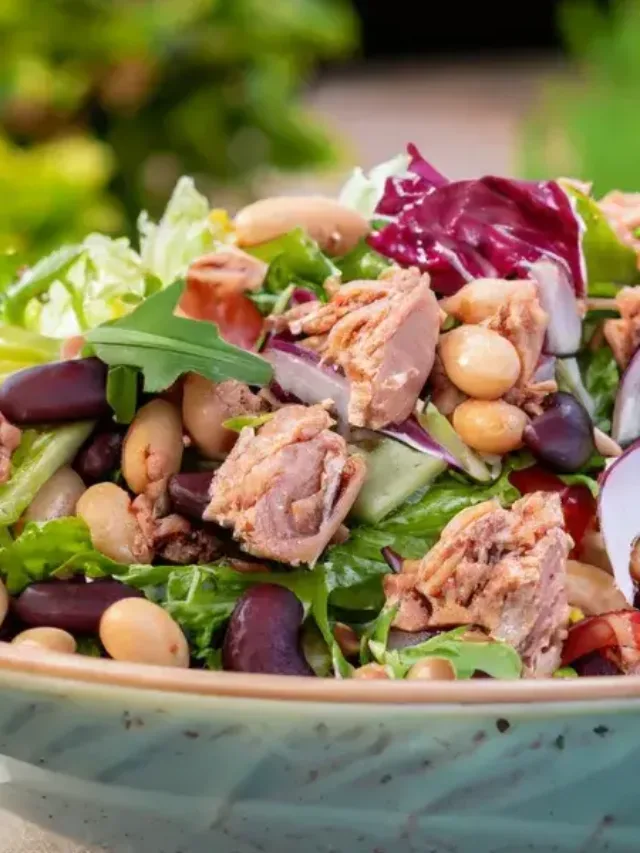 Salada de Atum e Feijão Frade