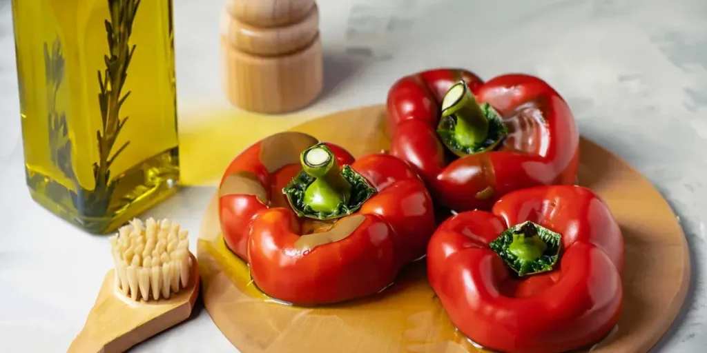 Pimentos Recheados com Cuscuz