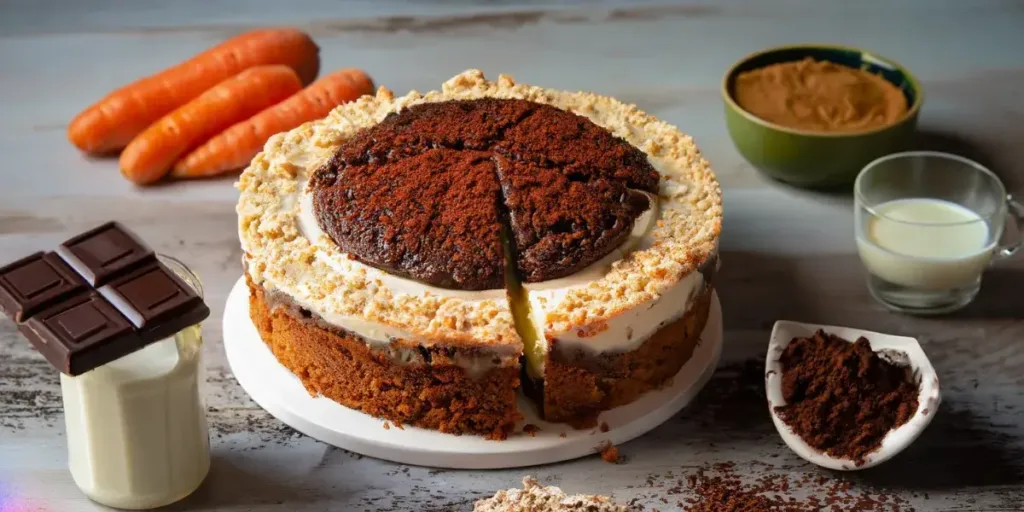 Bolo de Cenoura com Cobertura de Chocolate