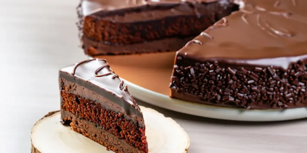 Bolo de Chocolate com Recheio de Chocolate