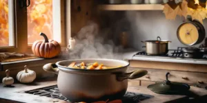 Sopa de Cogumelos e Batata Doce