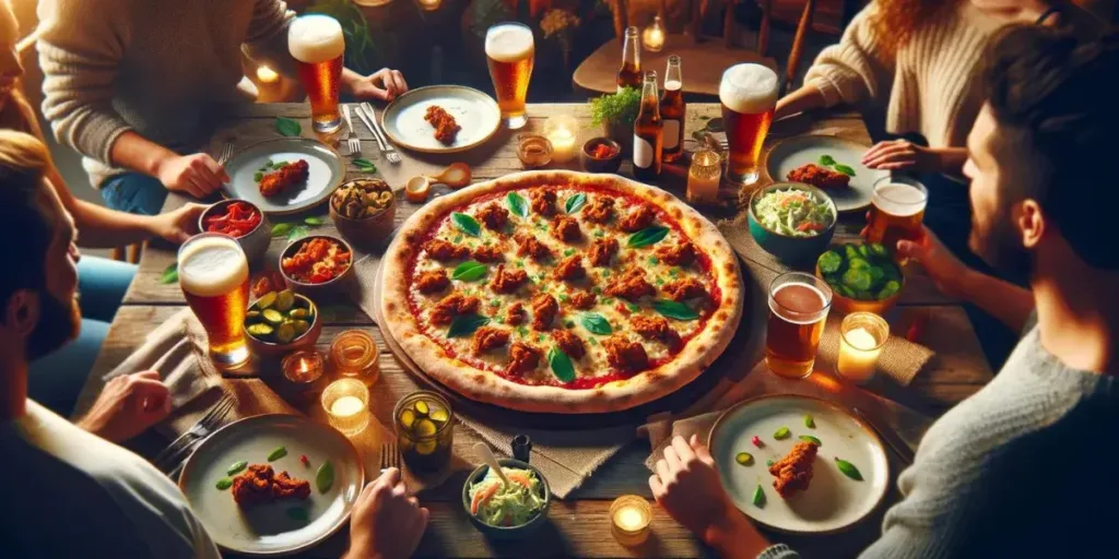 Pizza de Frango Quente Nashville