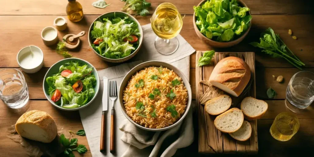 Arroz de Frango com Ervas Frescas