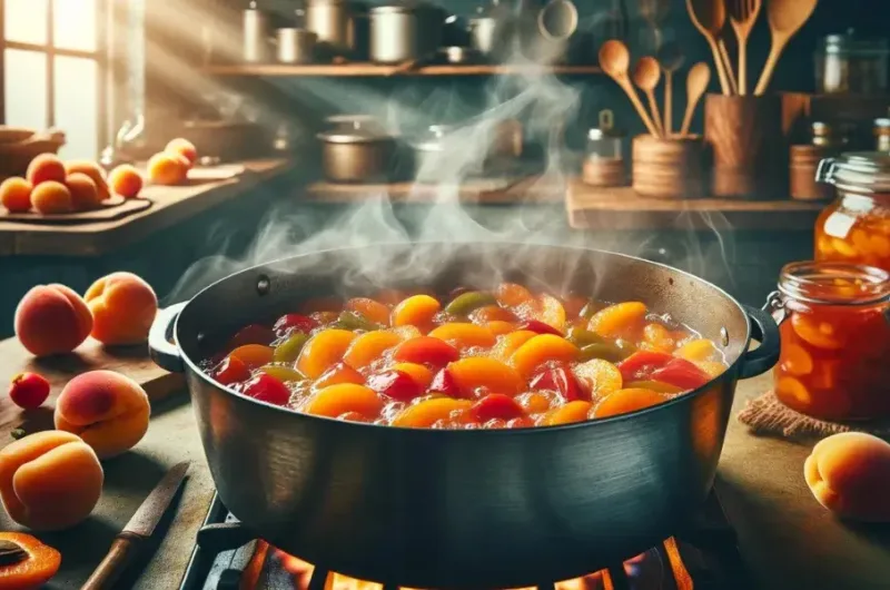 Receita de Geleia de Damasco com Pimenta