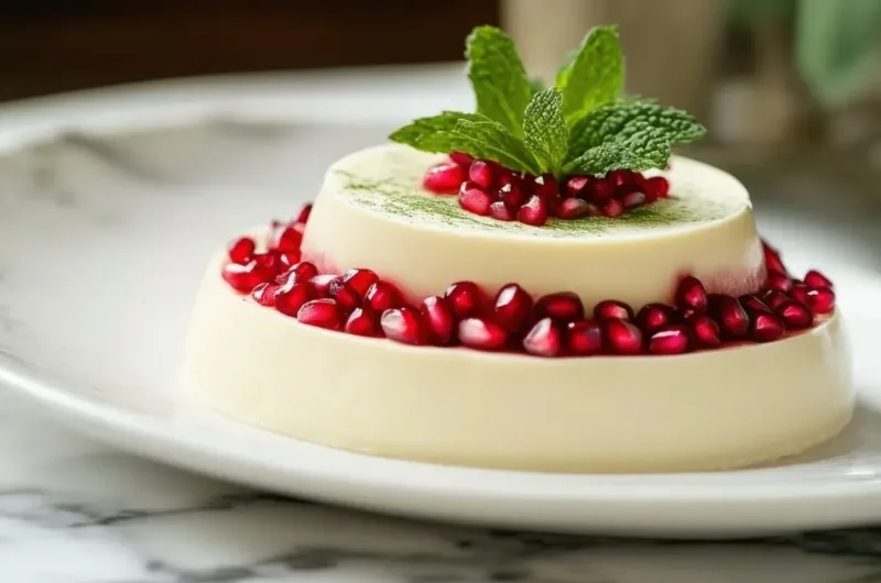 Panacota de Romã: Uma Sobremesa Elegante e Refrescante