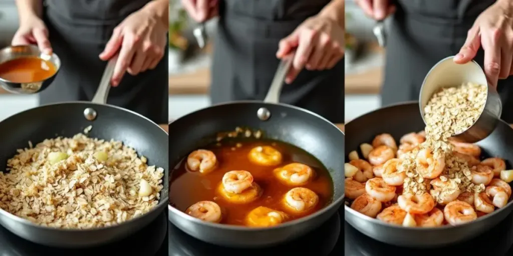 Arroz de Aveia Caldoso com Camarão