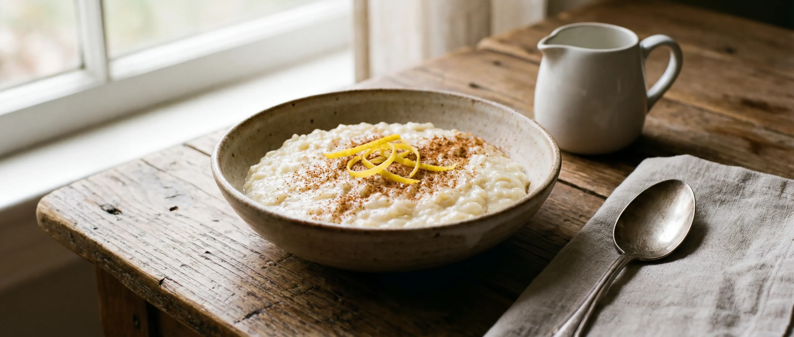 Arroz Doce Cremoso com Raspa de Limão e Toque de Canela: Receita Irresistível