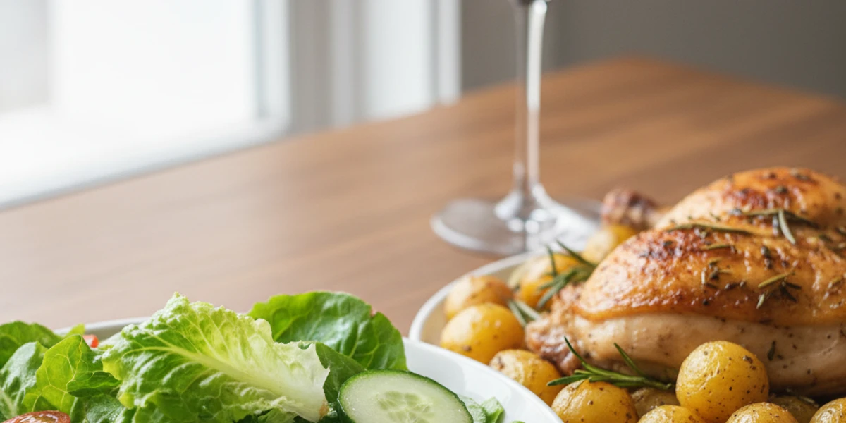 Acompanhamentos e Sugestões para o teu Frango Assado - frango assado com batatas