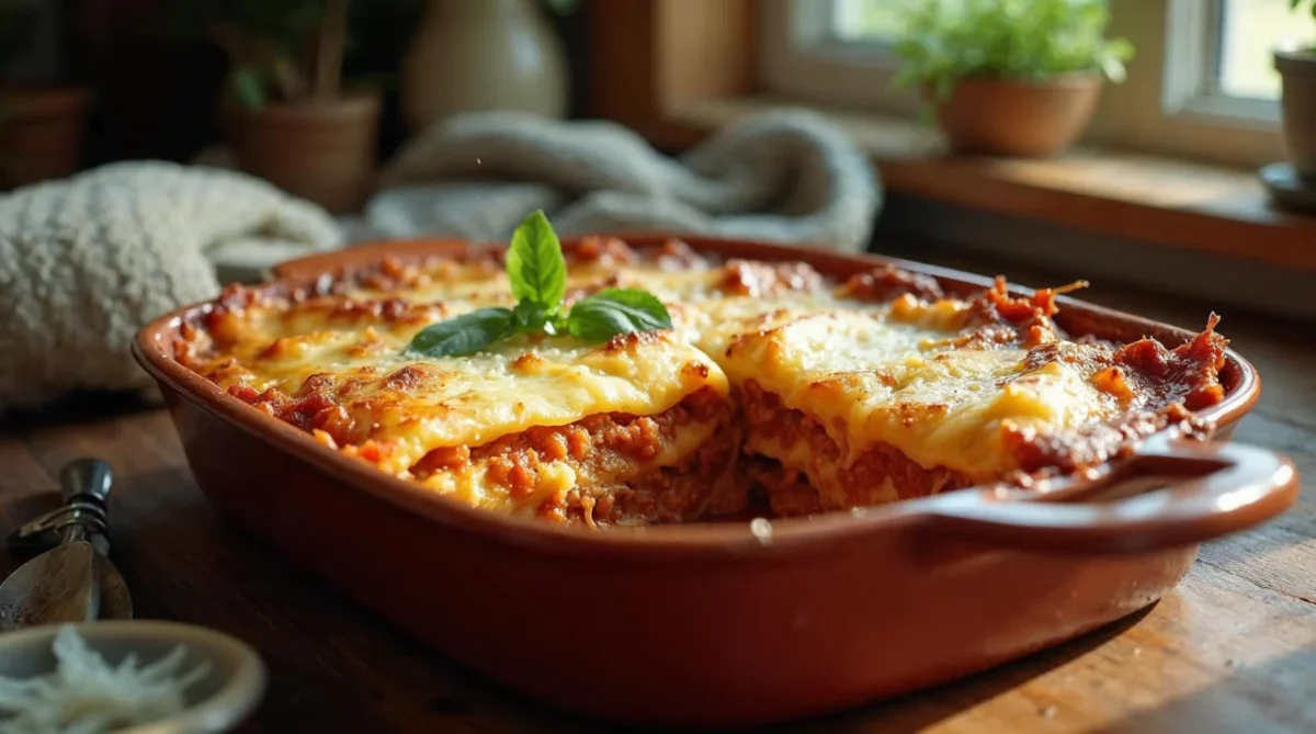 Lasanha De Carne Caseira