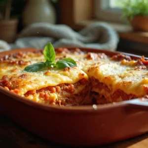 Lasanha De Carne Caseira