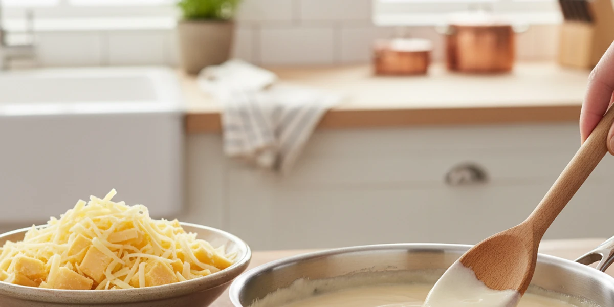 Béchamel Caseiro e Queijos com Sabor a Portugal