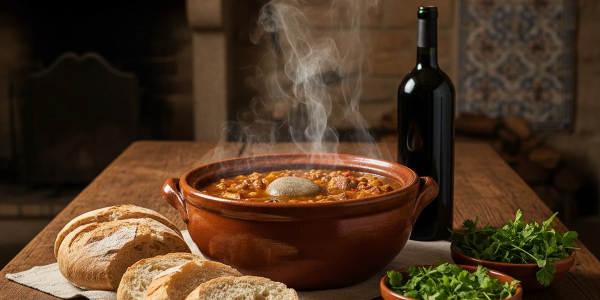 Acompanhamentos e Tradição à Mesa - Sopa de Pedra à Moda de Almeirim