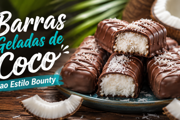 Barras Geladas de Coco ao Estilo Bounty